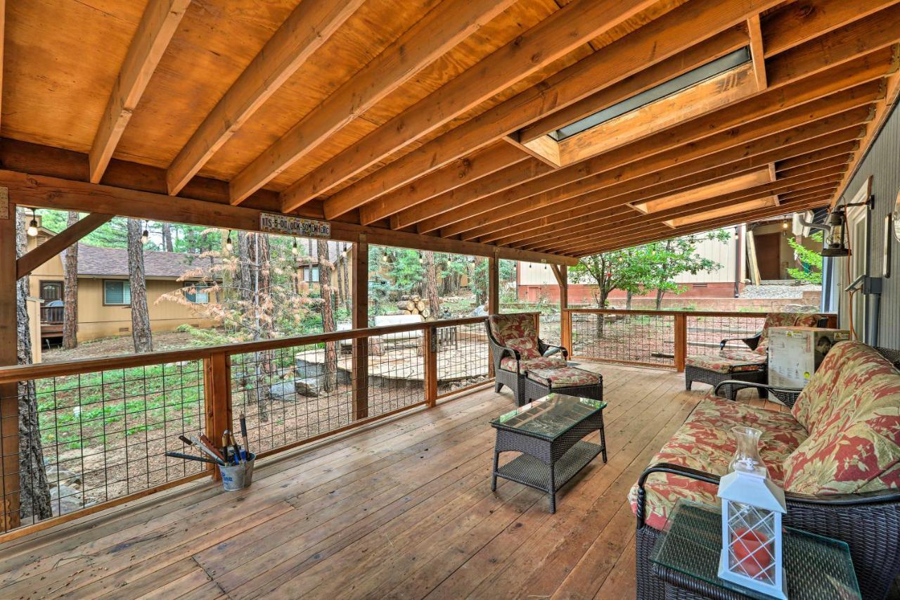 Pet-Friendly Munds Park Cabin With Hot Tub And Patio ภายนอก รูปภาพ