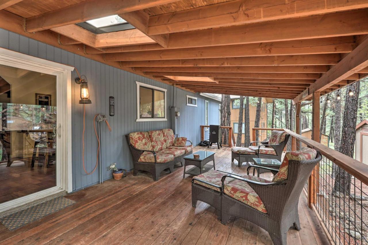 Pet-Friendly Munds Park Cabin With Hot Tub And Patio ภายนอก รูปภาพ